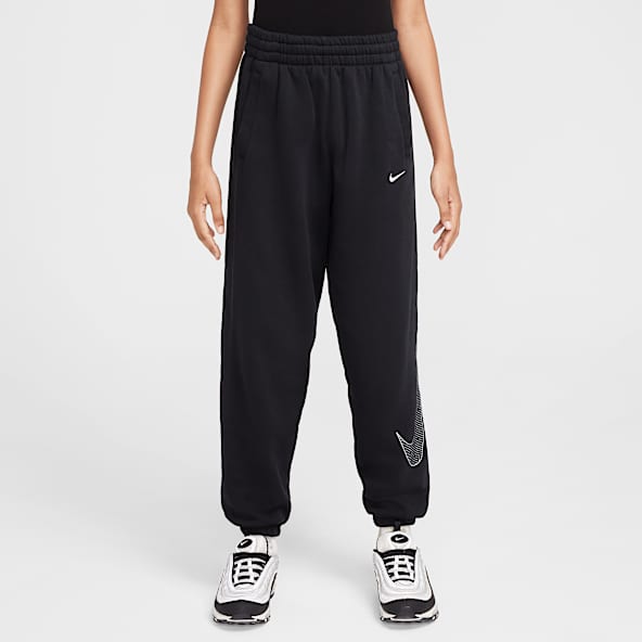 Black baggy nike sweatpants best sale